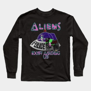 27ALIENS EXIST AMONG US Long Sleeve T-Shirt